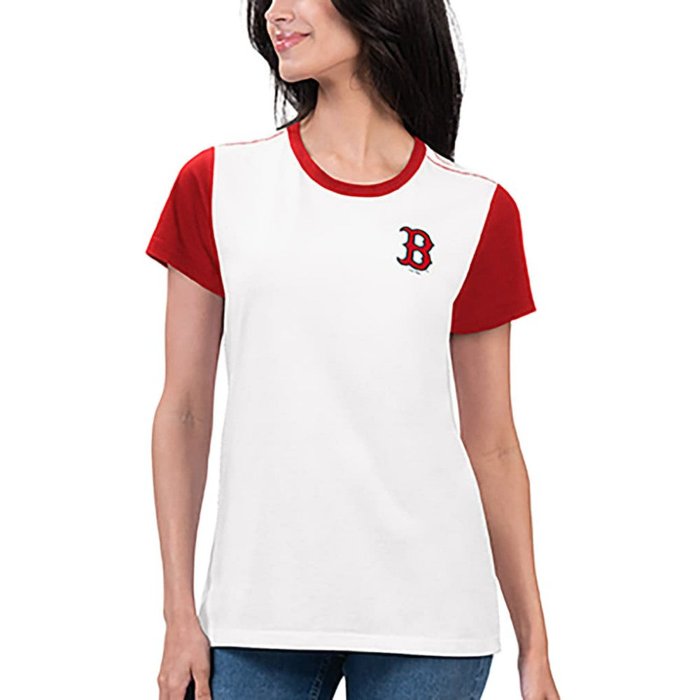 Boston Red Sox G-III 4Her by Carl Banks Women's Illustration Ringer T-Shirt | MLB US