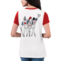 Boston Red Sox G-III 4Her by Carl Banks Women's Illustration Ringer T-Shirt | MLB US