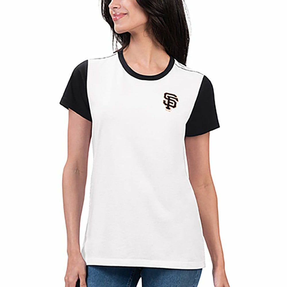 San Francisco Giants G-III 4Her by Carl Banks Women's Illustration Ringer T-Shirt | MLB Online
