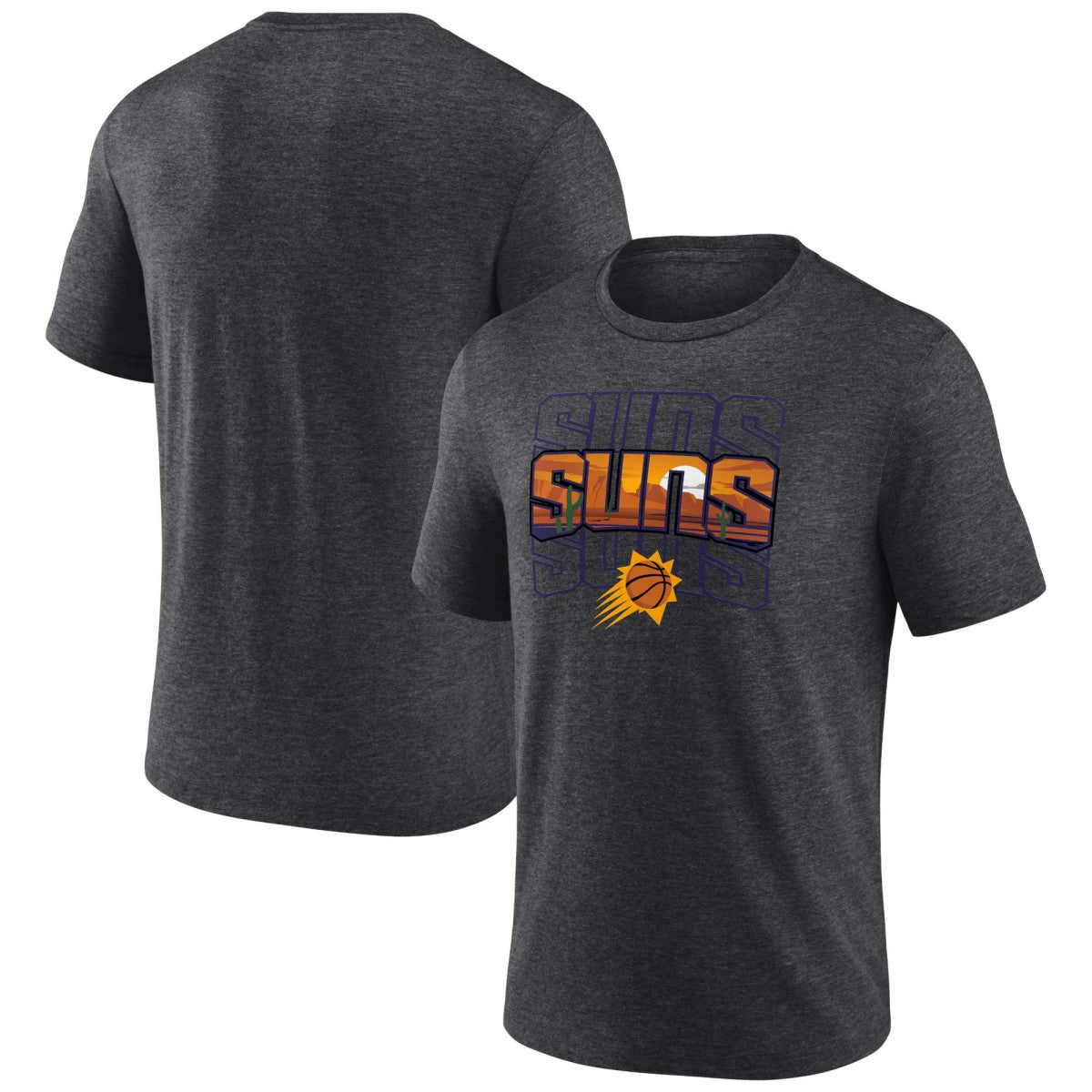 Phoenix Suns Hometown Originals Announcer Tri-Blend T-Shirt Online