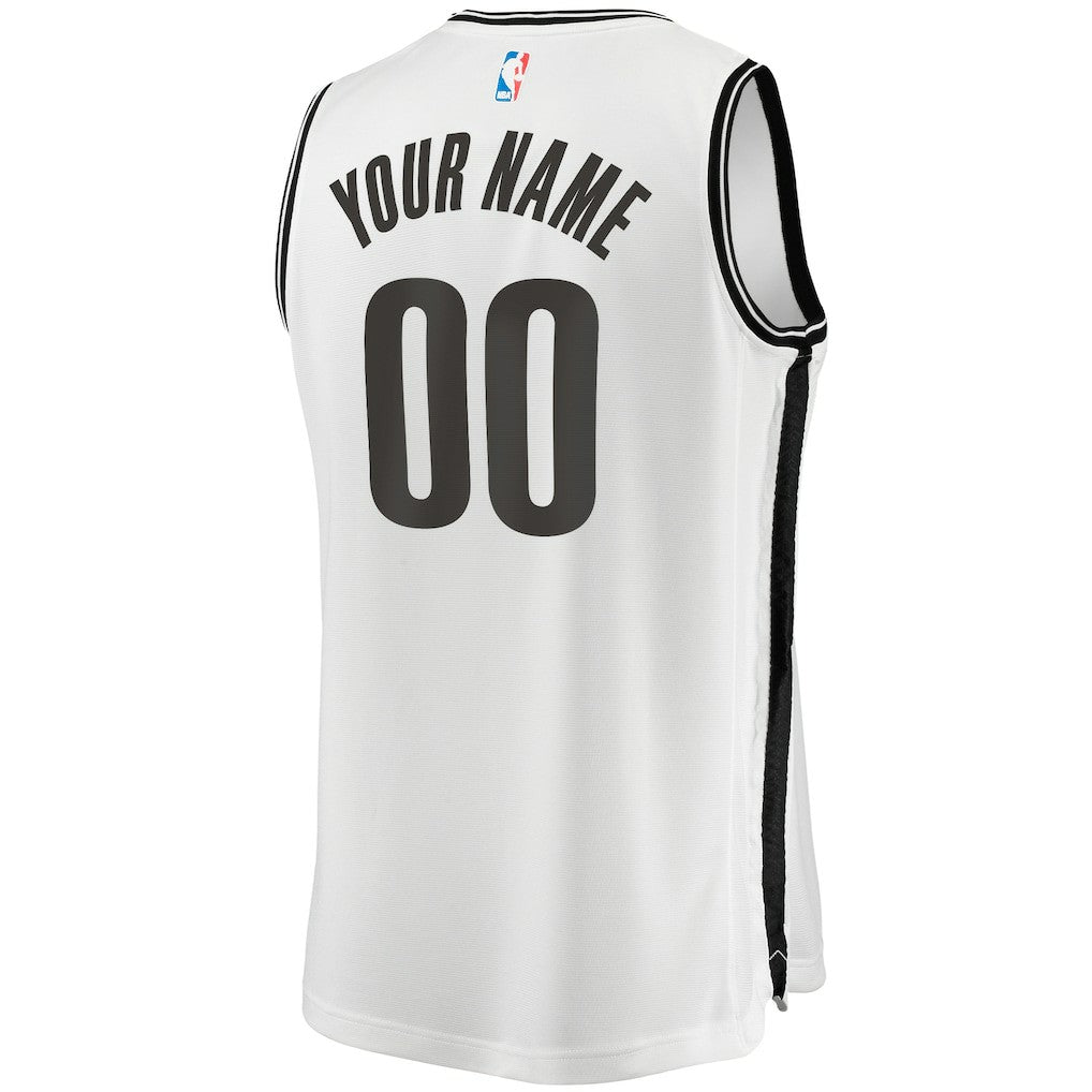 Brooklyn Nets Youth Fast Break Replica Custom Jersey Discount