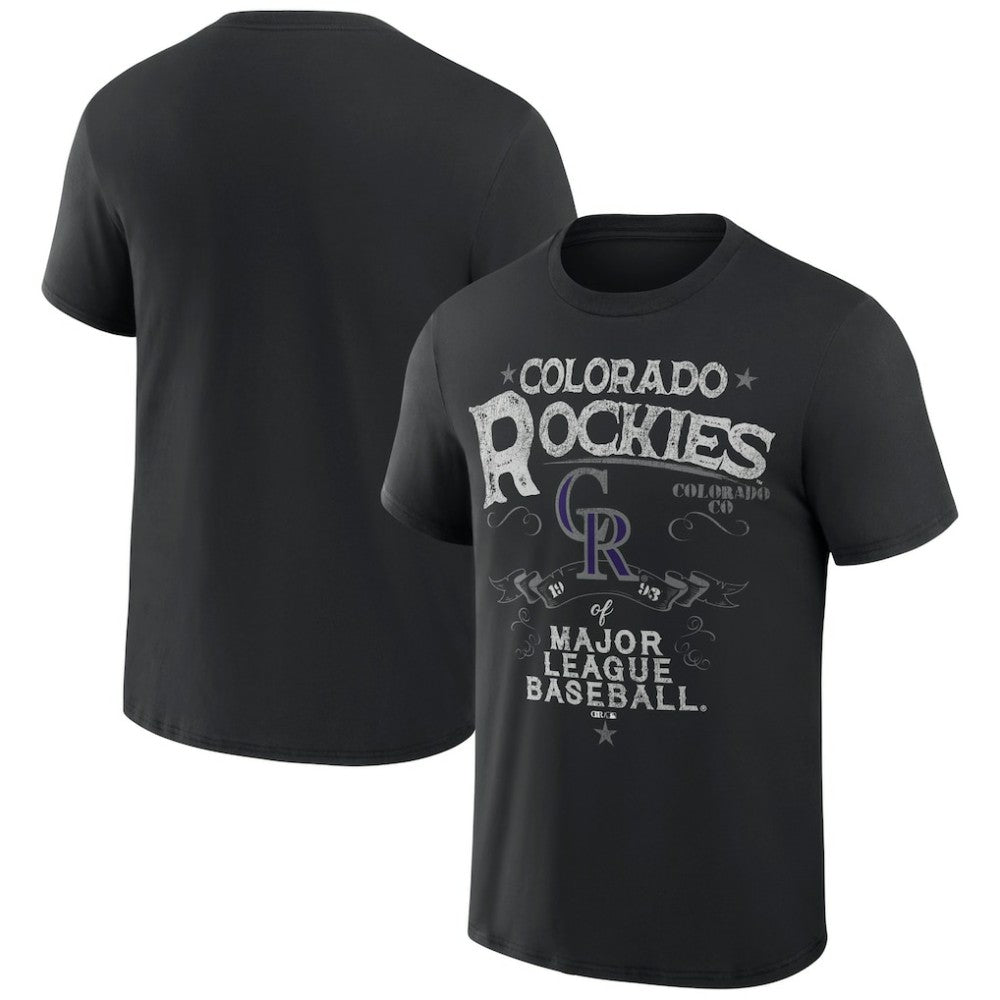 Colorado Rockies Darius Rucker Collection by Fanatics Beach Splatter T-Shirt | MLB For sale