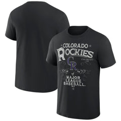 Colorado Rockies Darius Rucker Collection by Fanatics Beach Splatter T-Shirt | MLB For sale