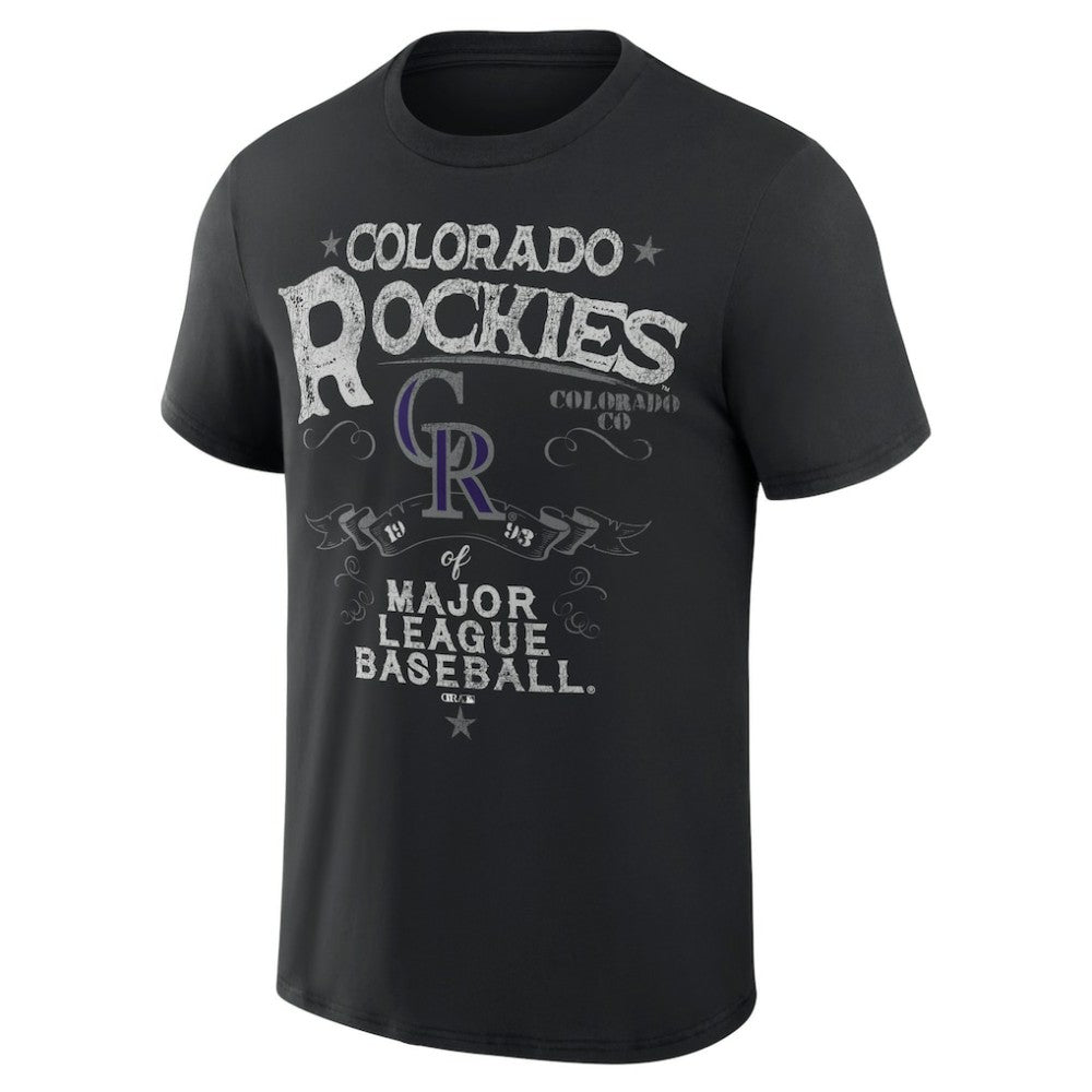 Colorado Rockies Darius Rucker Collection by Fanatics Beach Splatter T-Shirt | MLB For sale