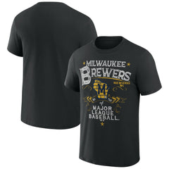 Milwaukee Brewers Darius Rucker Collection by Fanatics Beach Splatter T-Shirt | MLB Discount