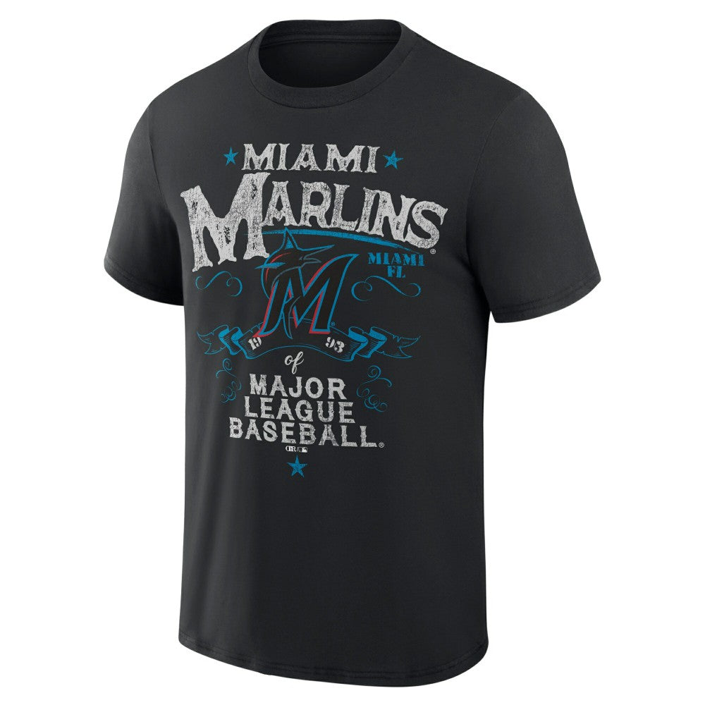 Miami Marlins Darius Rucker Collection by Fanatics Beach Splatter T-Shirt | MLB On Sale