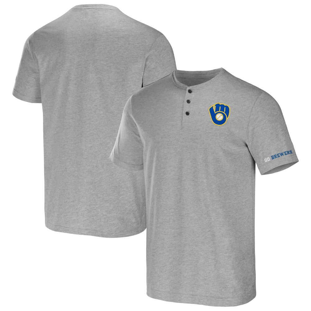 Milwaukee Brewers Darius Rucker Collection by Fanatics Henley T-Shirt | MLB On Sale