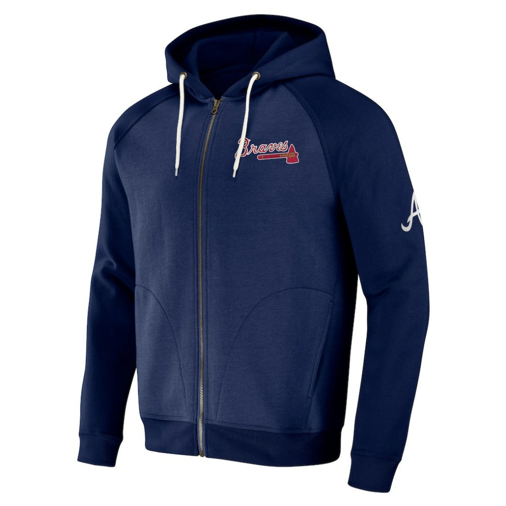 Atlanta Braves Darius Rucker Collection by Fanatics Raglan Full-Zip Hoodie | MLB Discount
