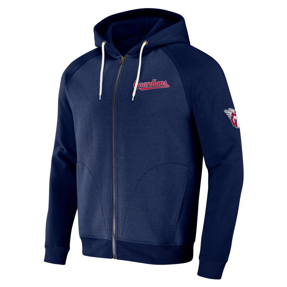 Cleveland Guardians Darius Rucker Collection by Fanatics Raglan Full-Zip Hoodie | MLB Shop