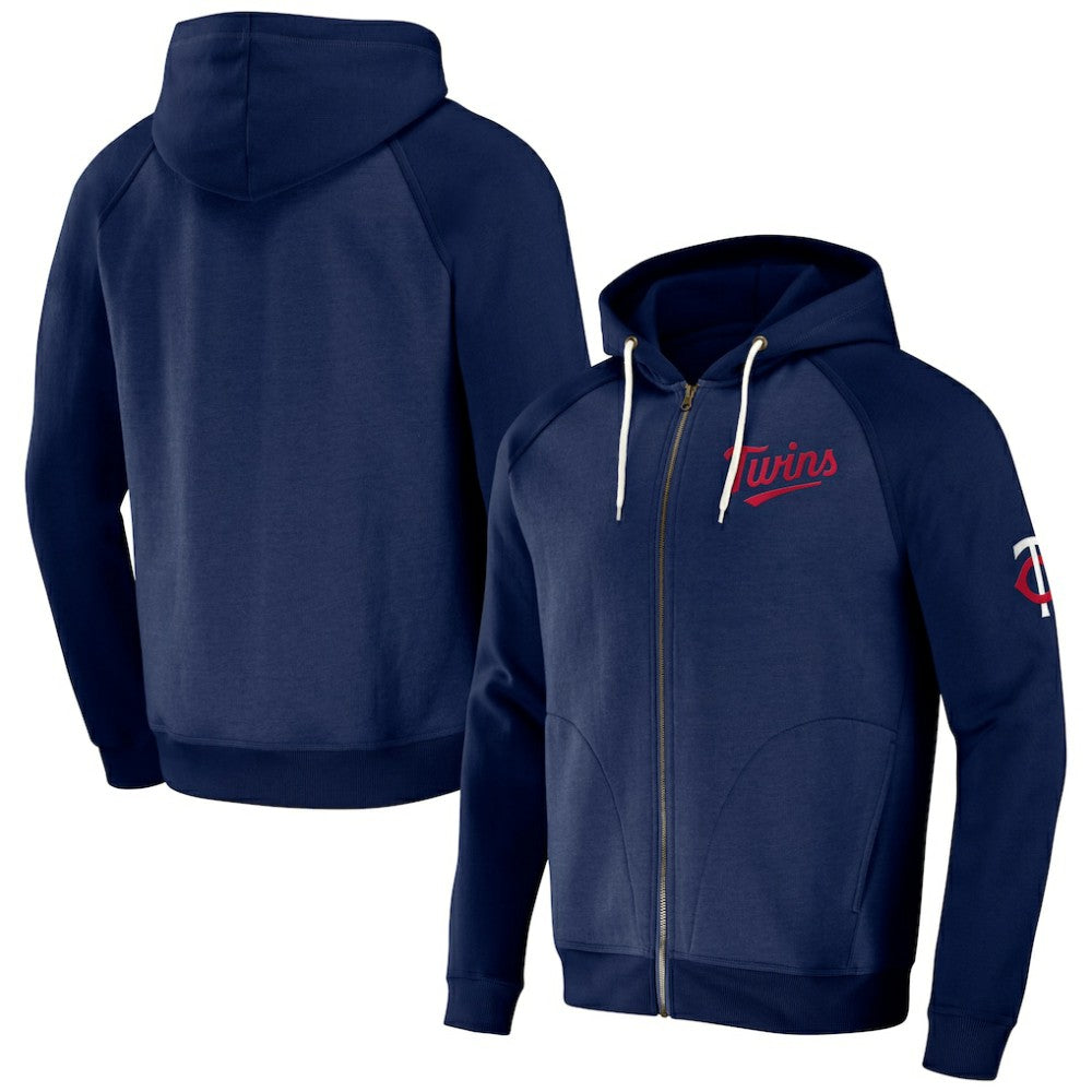 Minnesota Twins Darius Rucker Collection by Fanatics Raglan Full-Zip Hoodie | MLB On Sale