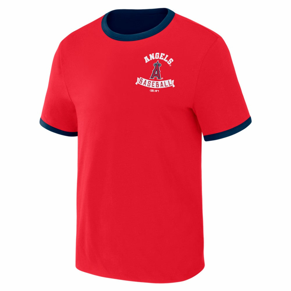 Los Angeles Angels Darius Rucker Collection by Fanatics Two-Way Ringer Reversible T-Shirt | MLB Near me
