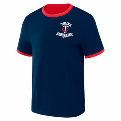 Minnesota Twins Darius Rucker Collection by Fanatics Two-Way Ringer Reversible T-Shirt | MLB Near me
