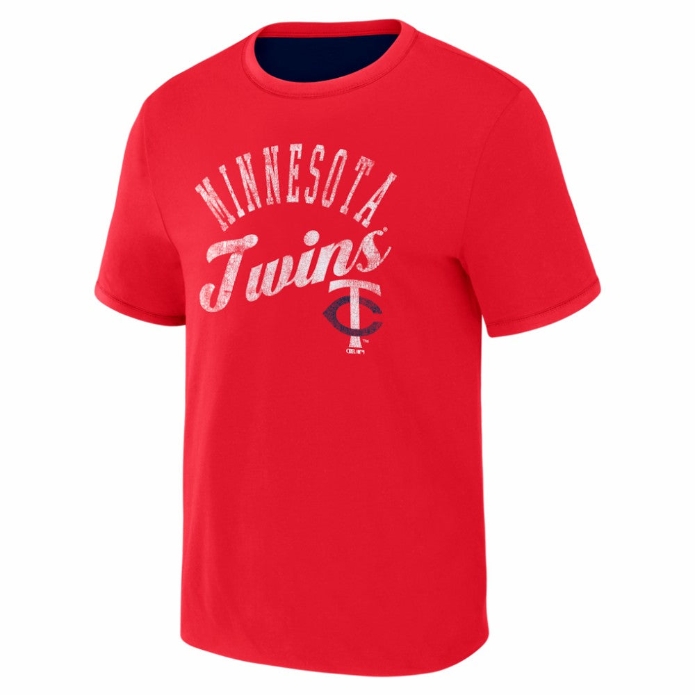 Minnesota Twins Darius Rucker Collection by Fanatics Two-Way Ringer Reversible T-Shirt | MLB Near me