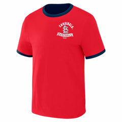 St. Louis Cardinals Darius Rucker Collection by Fanatics Two-Way Ringer Reversible T-Shirt | MLB New