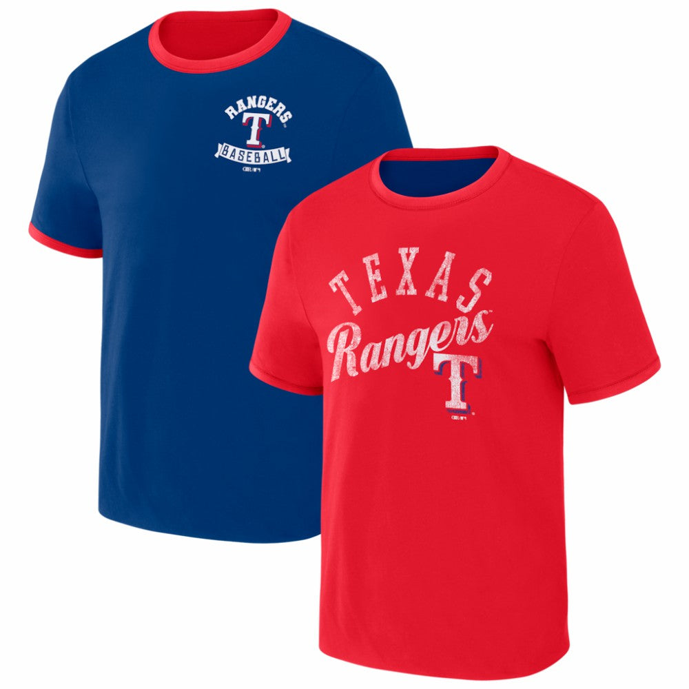 Texas Rangers Darius Rucker Collection by Fanatics Two-Way Ringer Reversible T-Shirt | MLB Sale