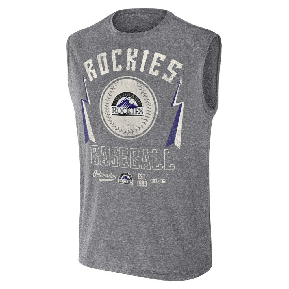 Colorado Rockies Darius Rucker Collection by Fanatics Relaxed-Fit Muscle Tank Top | MLB On Sale