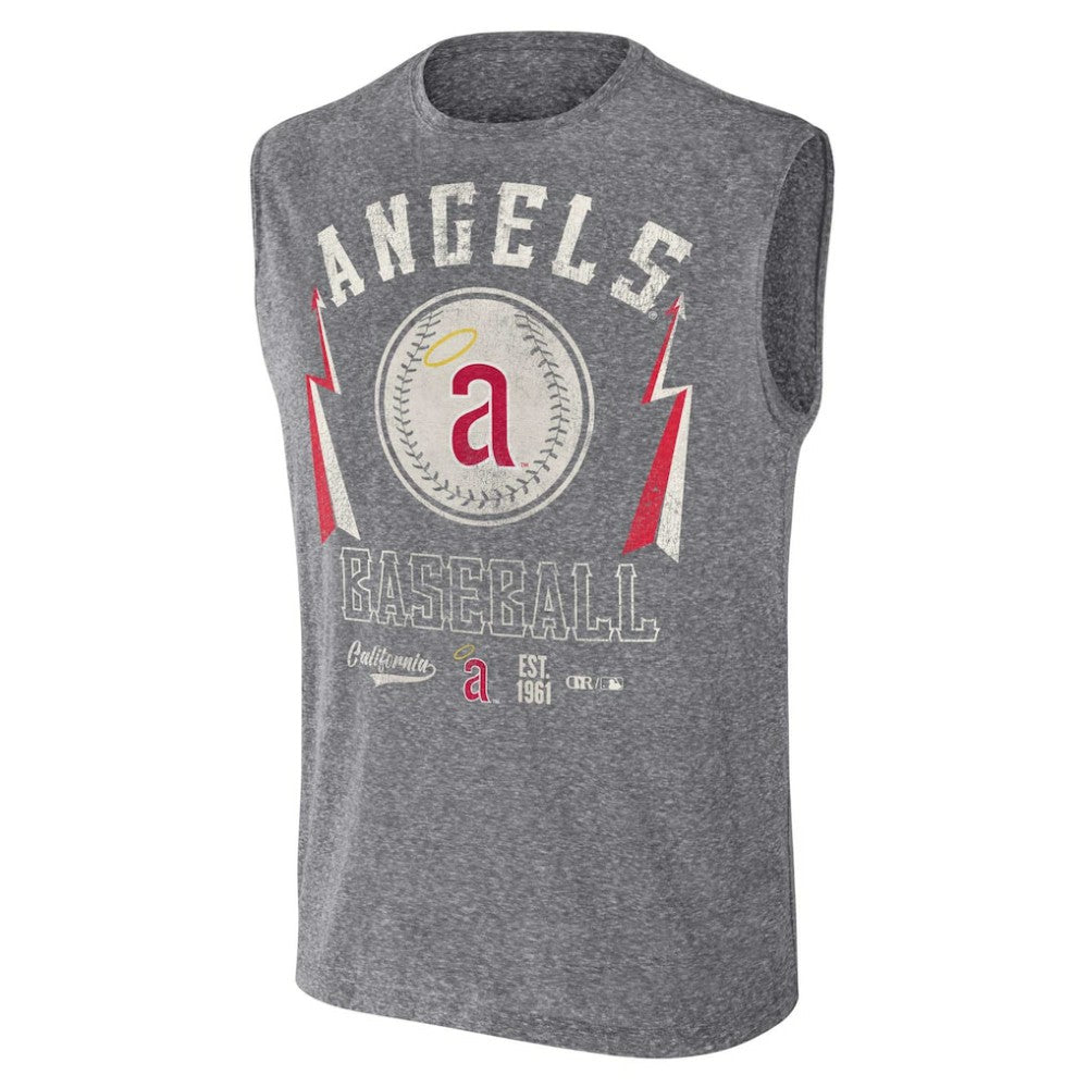 Los Angeles Angels Darius Rucker Collection by Fanatics Relaxed-Fit Muscle Tank Top | MLB Near me