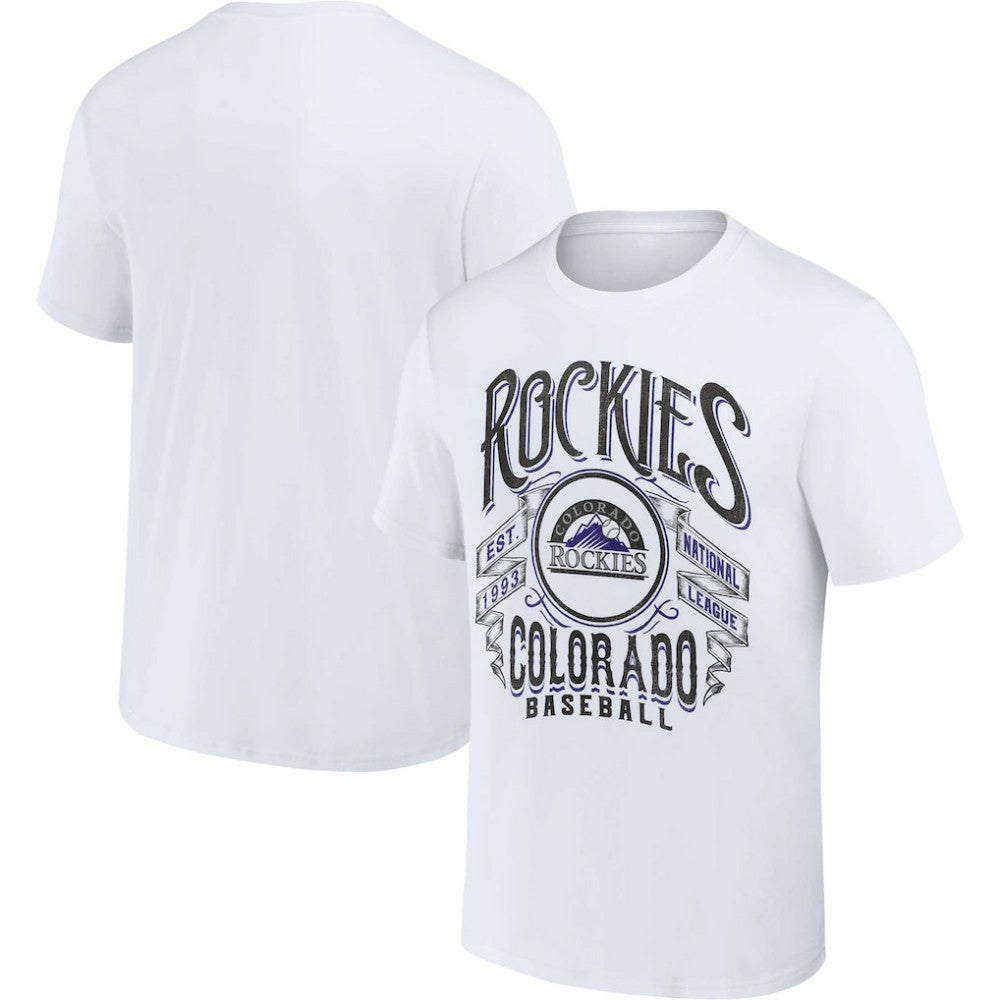 Colorado Rockies Darius Rucker Collection by Fanatics Distressed Rock T-Shirt | MLB Near me