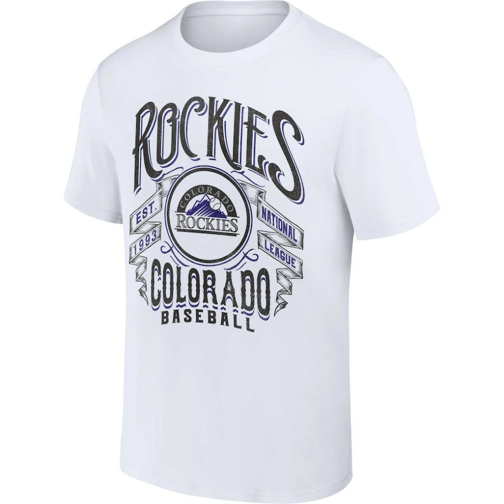 Colorado Rockies Darius Rucker Collection by Fanatics Distressed Rock T-Shirt | MLB Near me