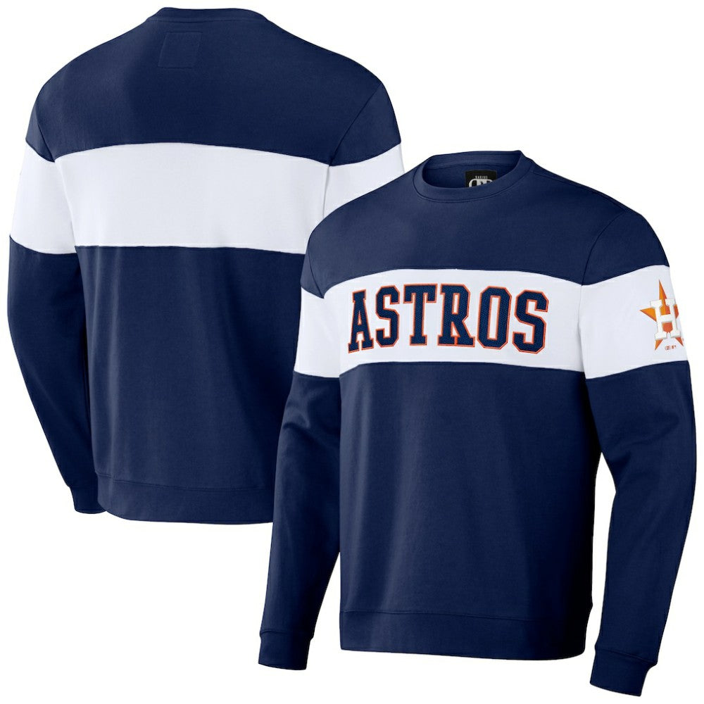Houston Astros Darius Rucker Collection by Fanatics Stripe Pullover Sweatshirt | MLB For sale