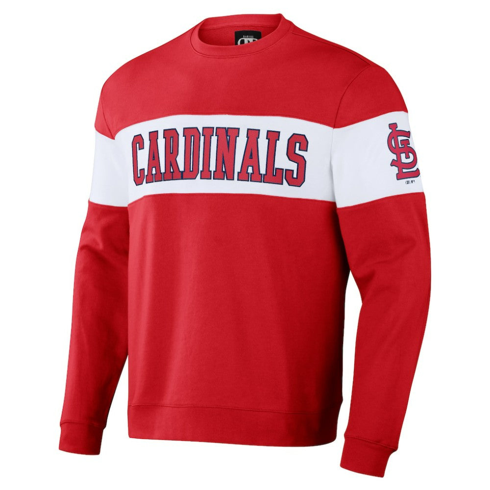 St. Louis Cardinals Darius Rucker Collection by Fanatics Stripe Pullover Sweatshirt | MLB US