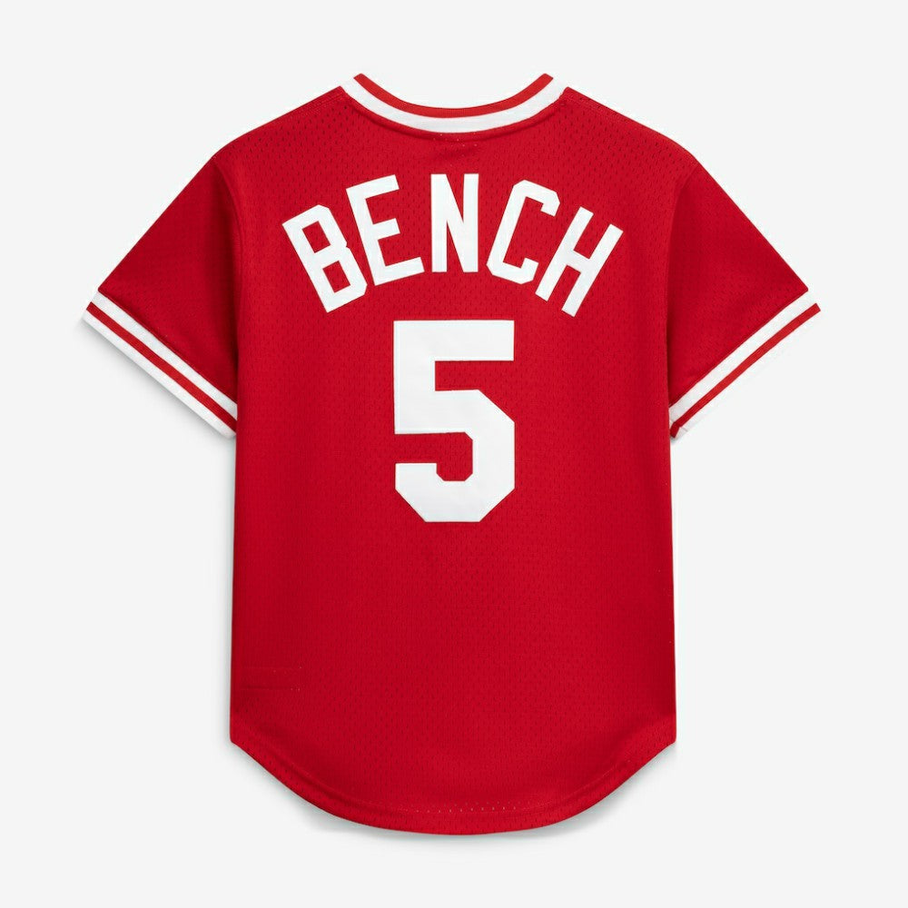 Johnny Bench Cincinnati Reds Mitchell & Ness Authentic Batting Practice Jersey | MLB Shop