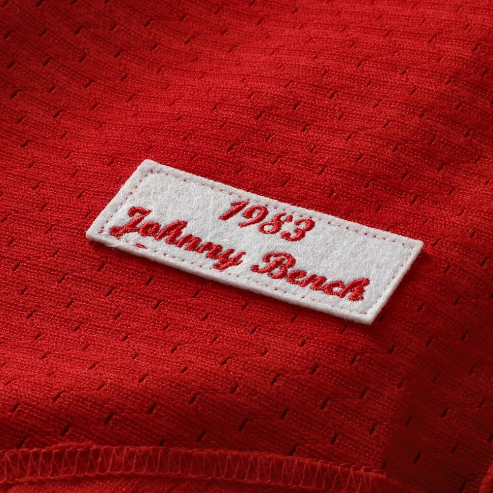 Johnny Bench Cincinnati Reds Mitchell & Ness Authentic Batting Practice Jersey | MLB Shop