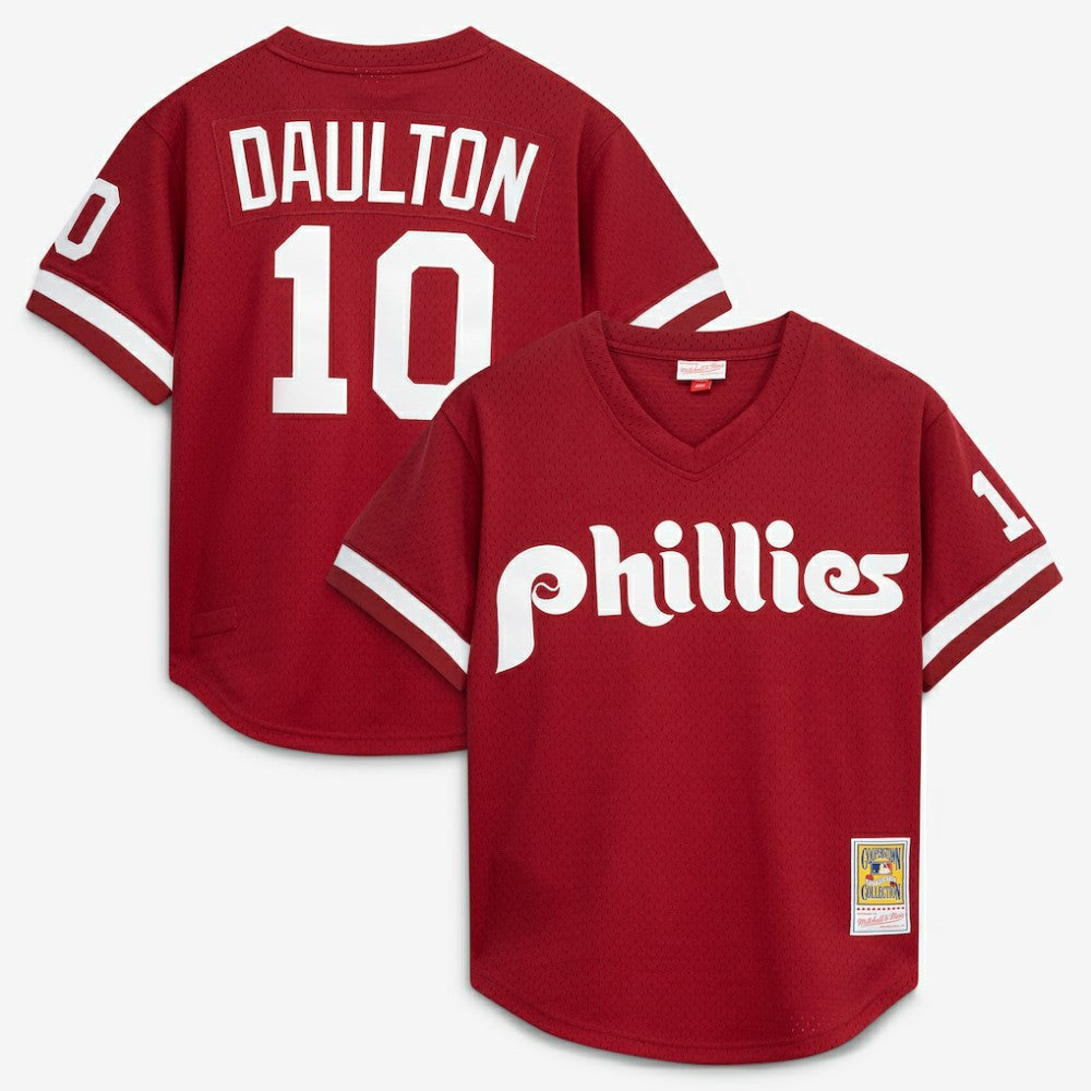 Darren Daulton Philadelphia Phillies Mitchell & Ness Authentic Batting Practice Jersey | MLB Sale