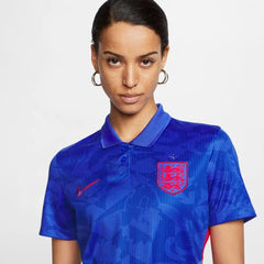 2020-21 England WOMENS Away Soccer Jersey - Blue-Red - Nike