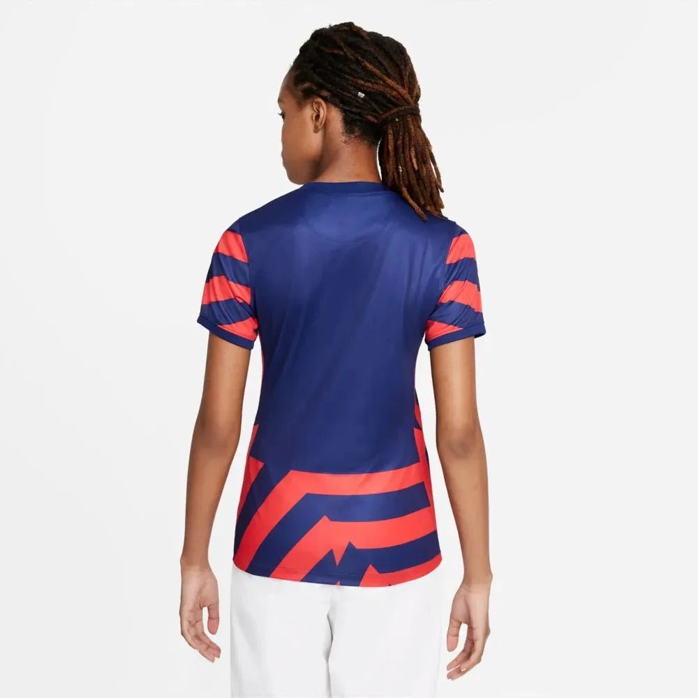 2021-22 USA Women Away Soccer Jersey - Navy-Red - Nike