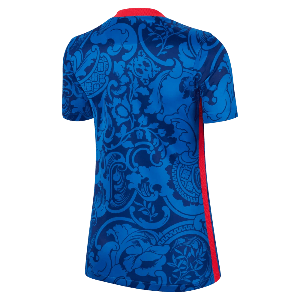 France Women's EC22 Home Soccer Jersey - Hyper Cobalt-Siren Red - Nike