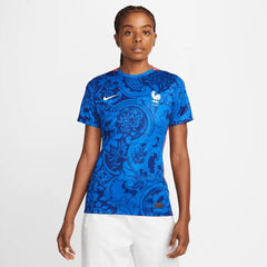 France Women's EC22 Home Soccer Jersey - Hyper Cobalt-Siren Red - Nike