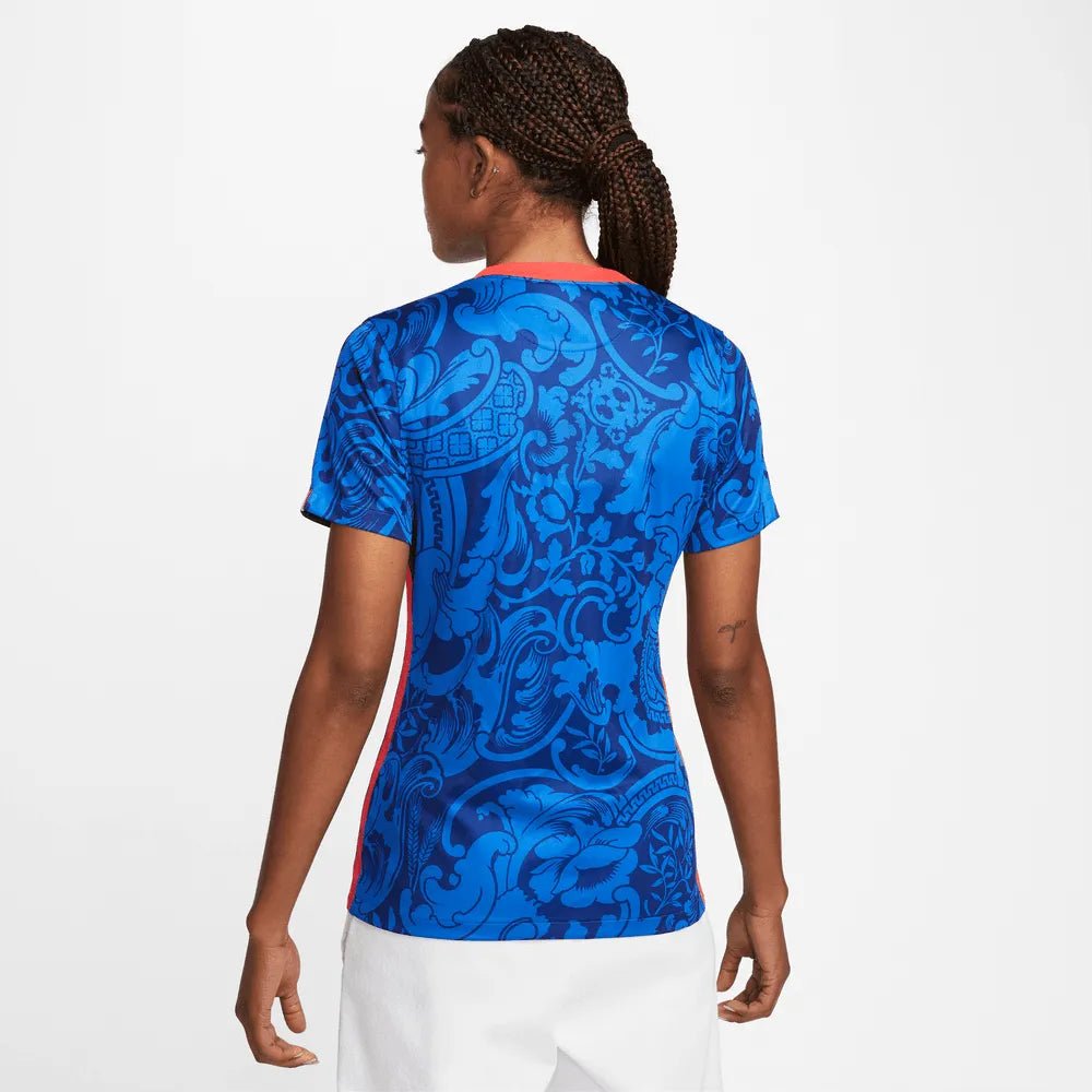 France Women's EC22 Home Soccer Jersey - Hyper Cobalt-Siren Red - Nike