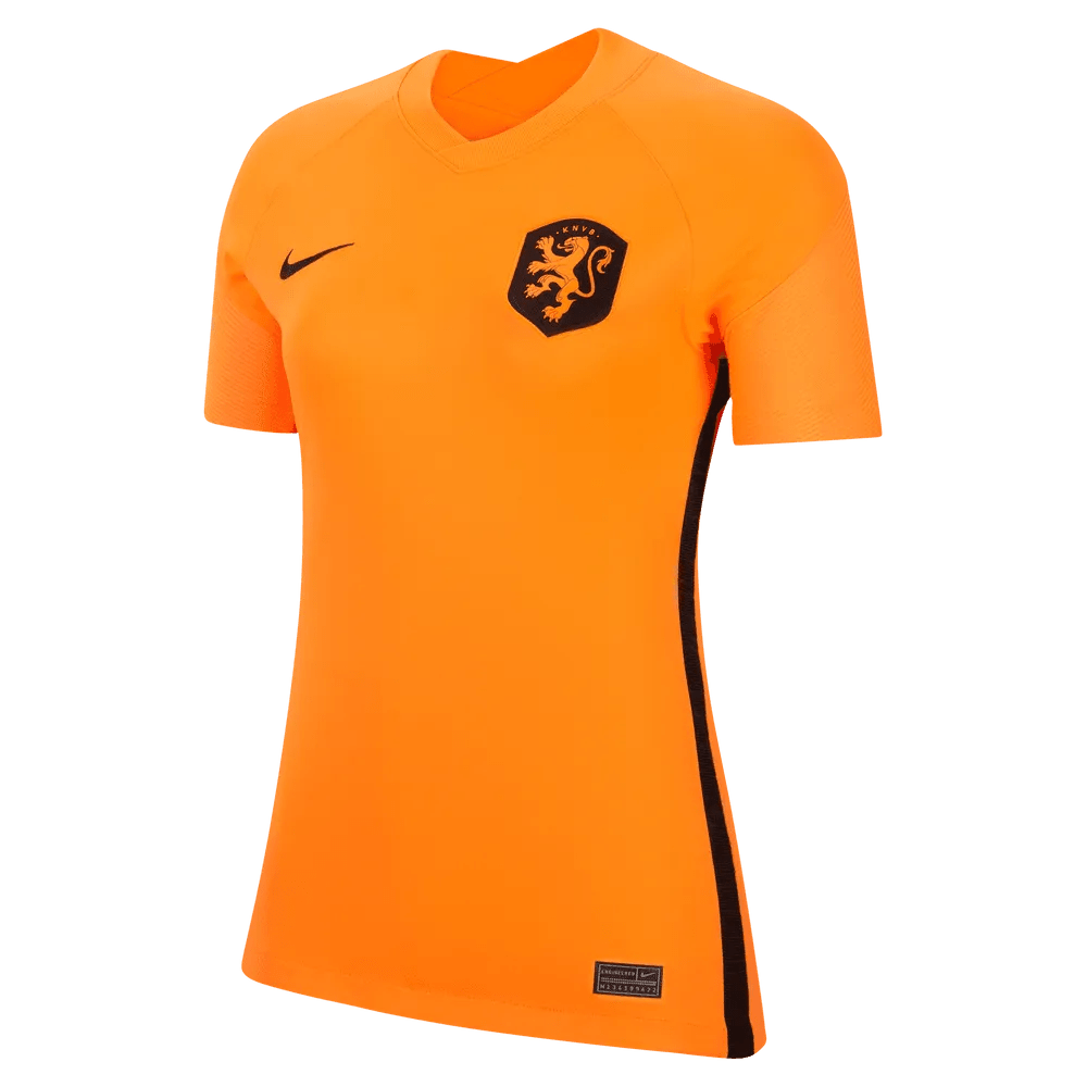 Netherlands Women's EC22 Home Soccer Jersey - Total Orange-Black - Nike