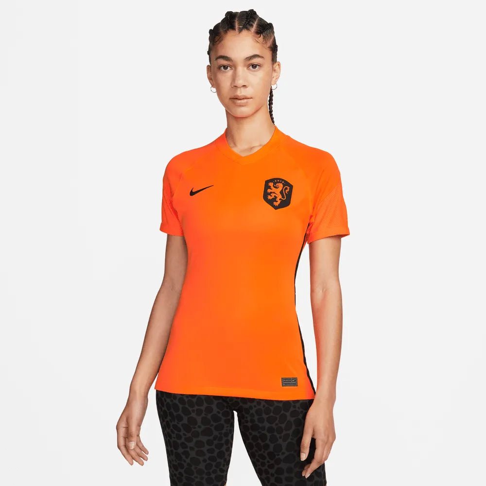 Netherlands Women's EC22 Home Soccer Jersey - Total Orange-Black - Nike