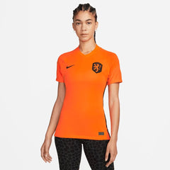 Netherlands Women's EC22 Home Soccer Jersey - Total Orange-Black - Nike