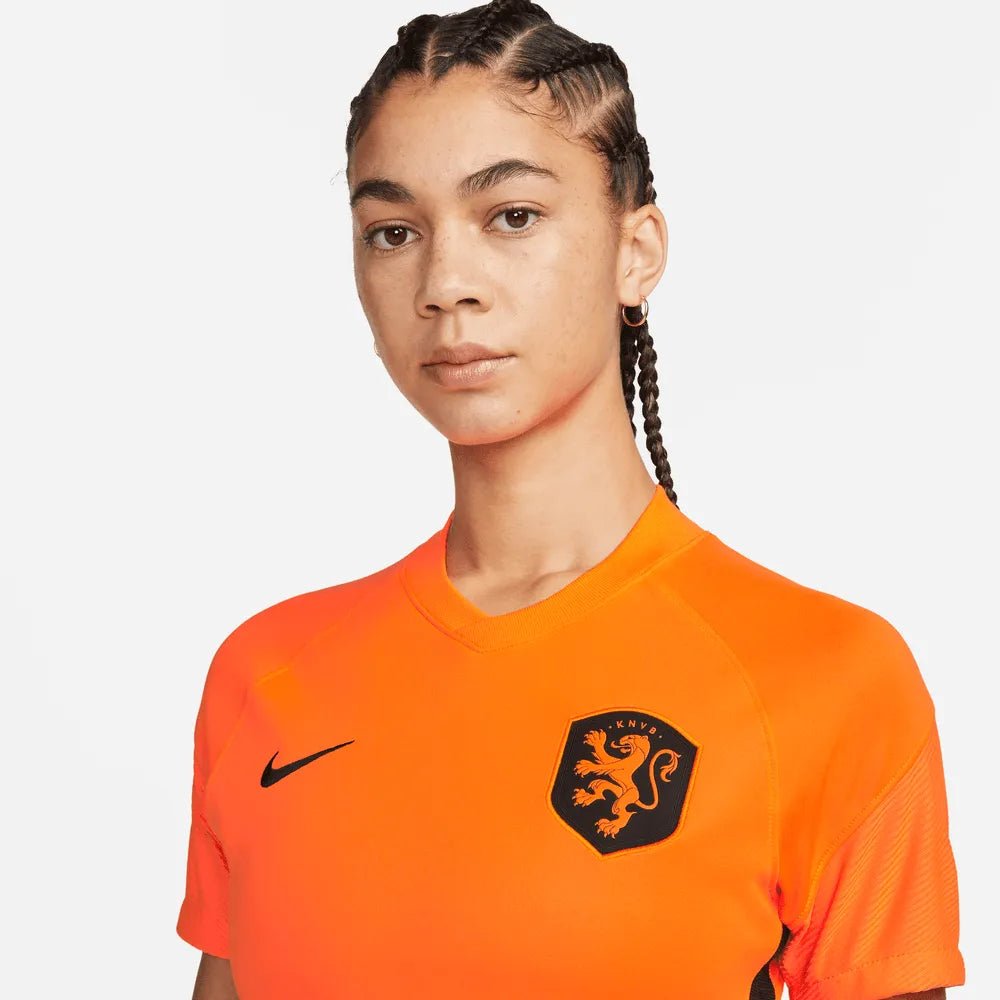 Netherlands Women's EC22 Home Soccer Jersey - Total Orange-Black - Nike