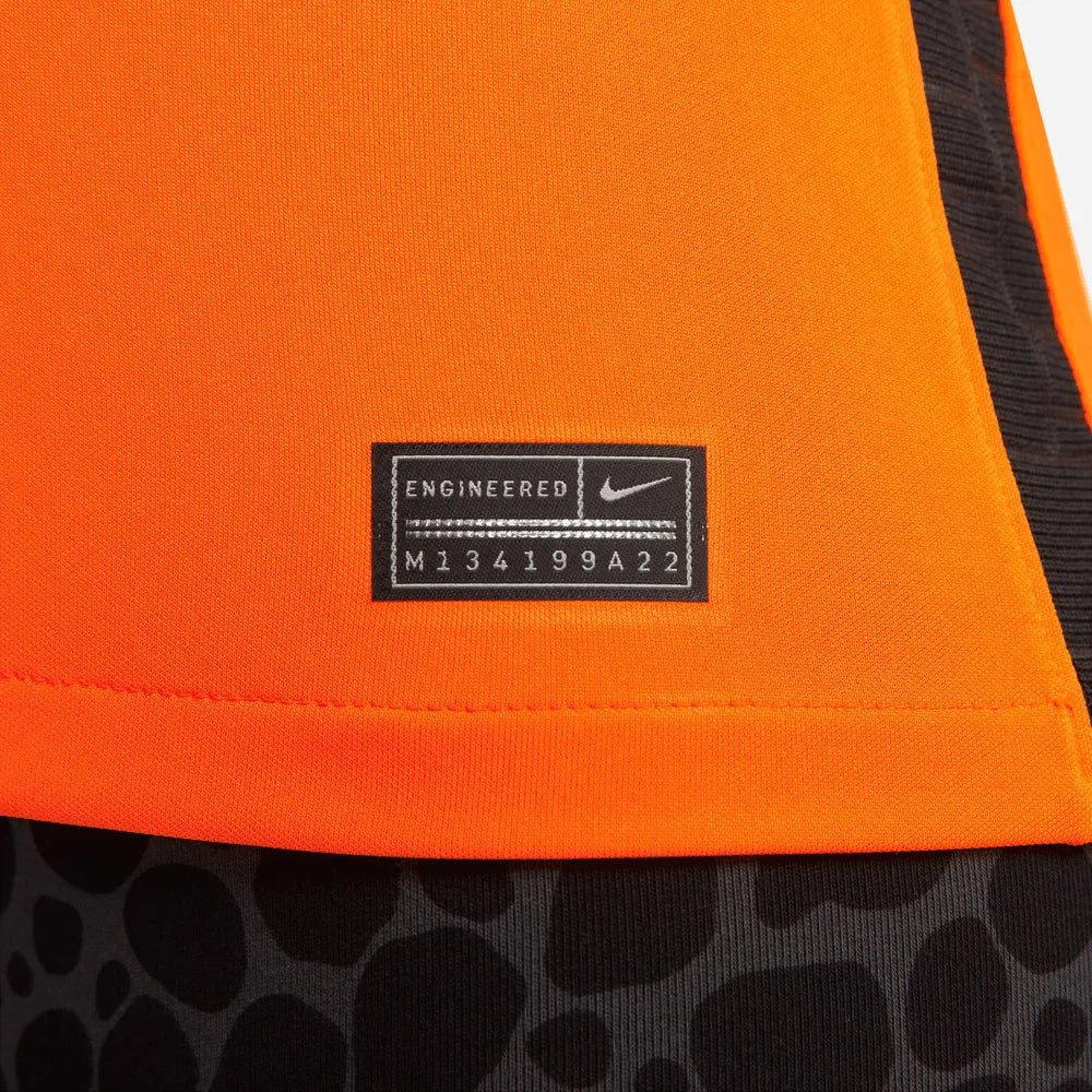 Netherlands Women's EC22 Home Soccer Jersey - Total Orange-Black - Nike