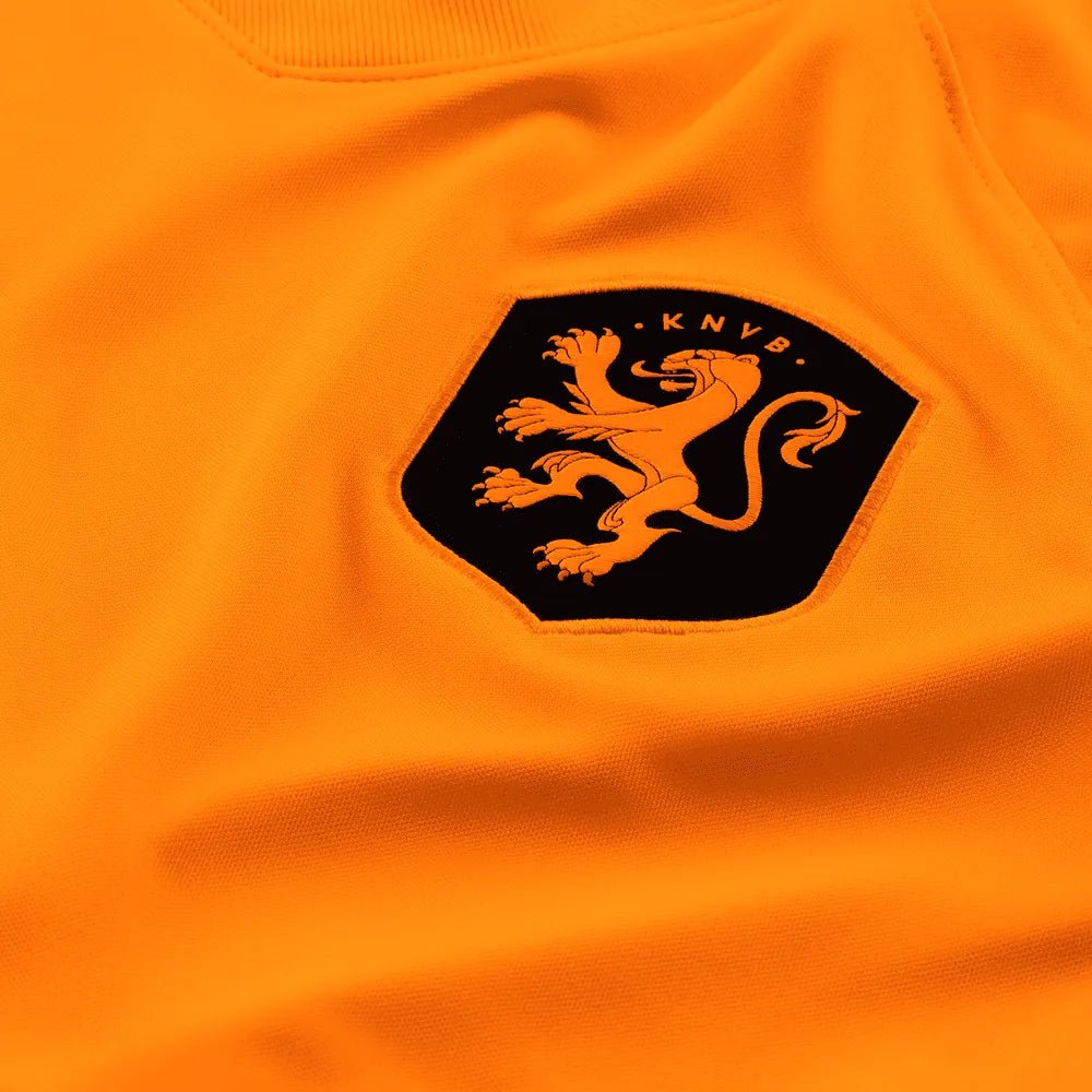 Netherlands Women's EC22 Home Soccer Jersey - Total Orange-Black - Nike