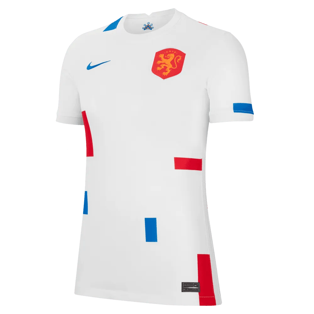 Netherlands Women's EC22 Away Soccer Jersey - White-Soar - Nike