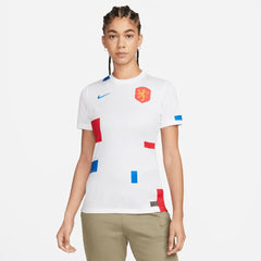 Netherlands Women's EC22 Away Soccer Jersey - White-Soar - Nike