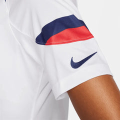 2022-23 USA Women's Home 4 Star Soccer Jersey White-Hyper Blue - Nike
