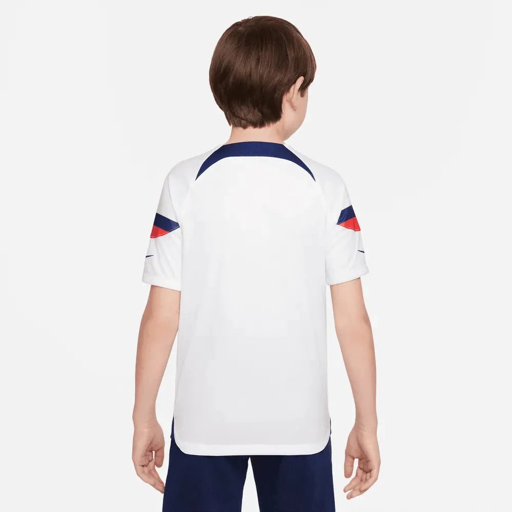 2022-23 USA Home Youth Soccer Jersey White-Loyal Blue - Nike