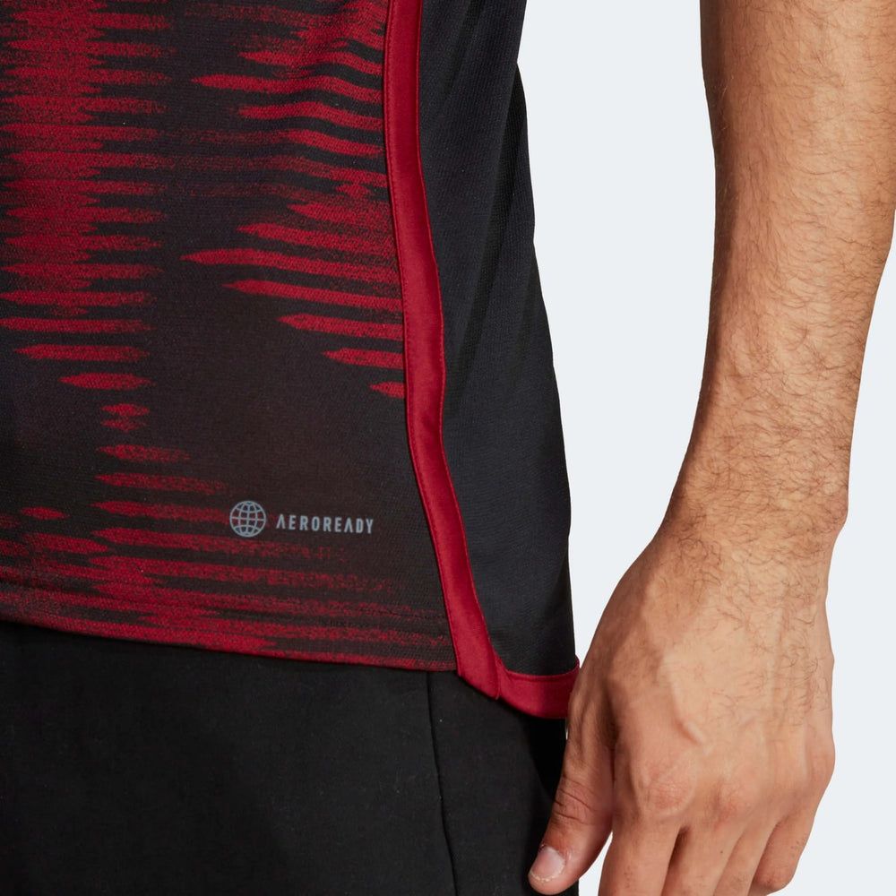 2022-23 Germany Away Soccer Jersey Black - Adidas