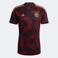 2022-23 Germany Away Soccer Jersey Black - Adidas
