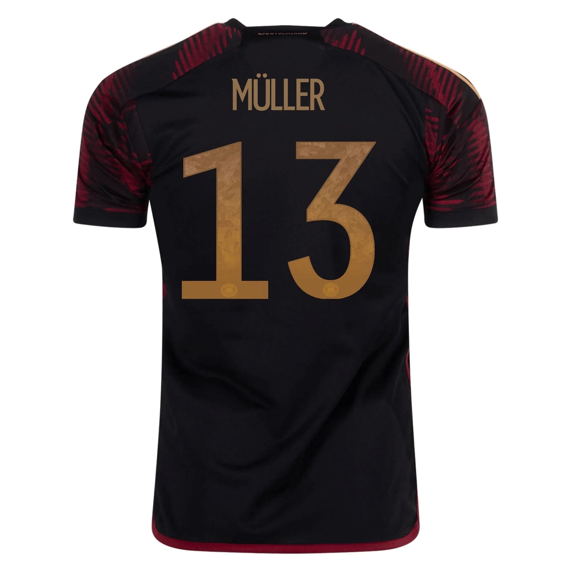 2022-23 Germany Away Soccer Jersey Black - Adidas