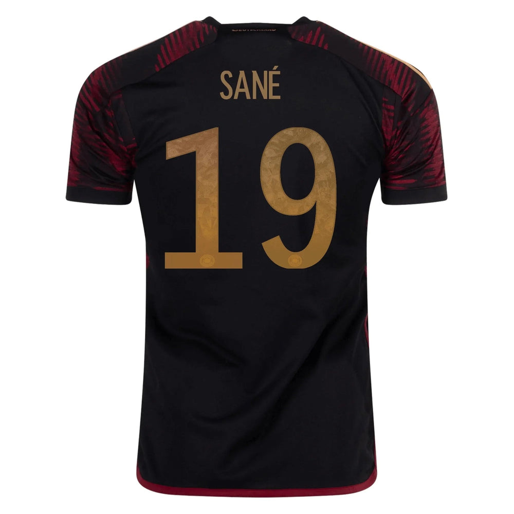 2022-23 Germany Away Soccer Jersey Black - Adidas