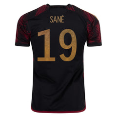 2022-23 Germany Away Soccer Jersey Black - Adidas
