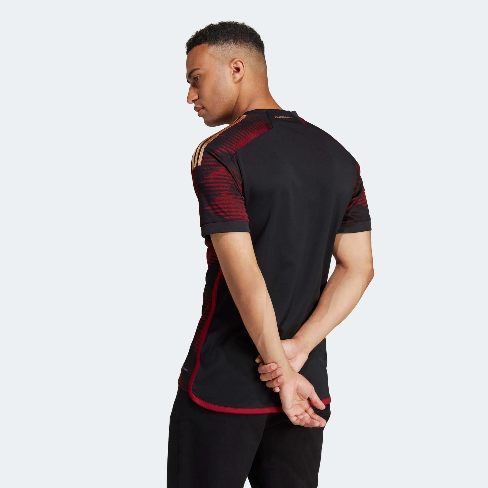 2022-23 Germany Away Soccer Jersey Black - Adidas
