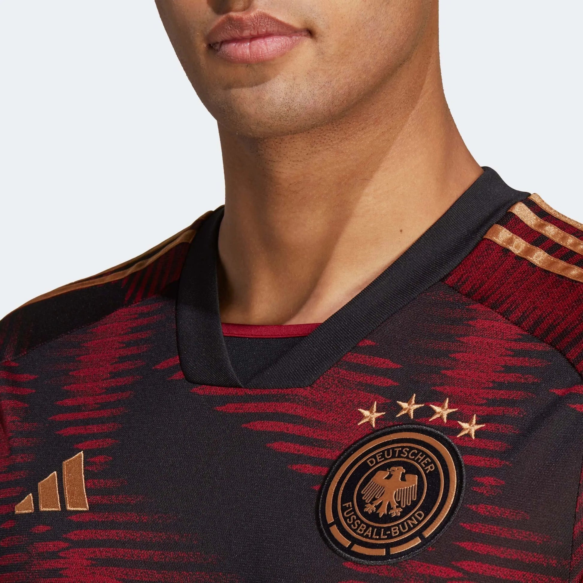 2022-23 Germany Away Soccer Jersey Black - Adidas